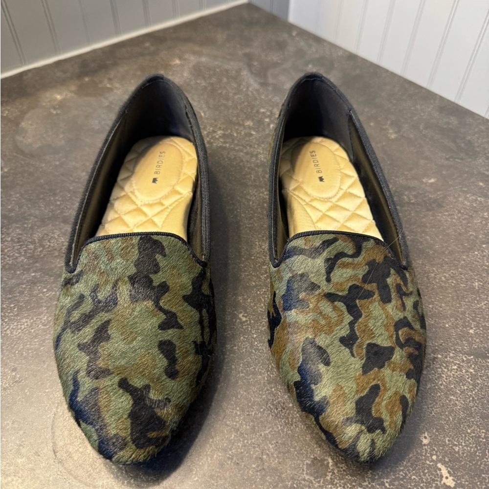 Birdies “The Sparrow” camouflage loafers